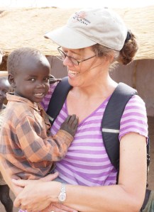 One of the team and our youngest boy.